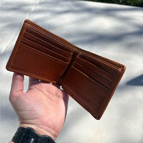 Needlepoint Bifold Wallet with Pheasant and Flag - Picture 8 of 11